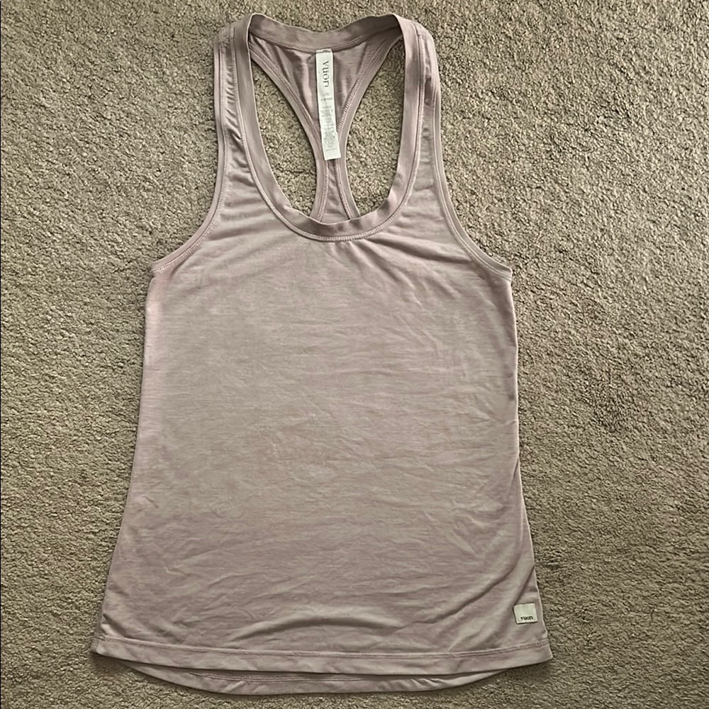 Vuori Dusty Mauve Racerback Sleeveless Tank Top